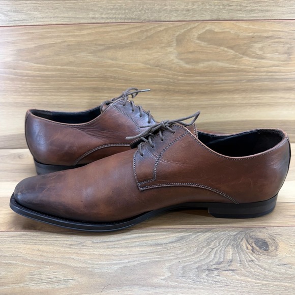 To Boot Brampton Oxfords Mens 11 Brown Leather Formal Wedding Business main image 9